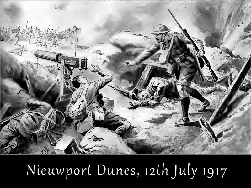 Nieuwport Dunes, German attack on 12th July 1917