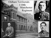 Walter Mills, VC, and War Diary extract, Manchester Regiment, 1st/10th Battalion (Oldham Territorials)