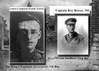 Lance-Corporal Frank Travis and Captain Roy Bowes, M.C.,