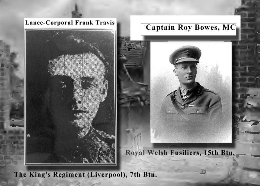Lance-Corporal Frank Travis and Captain Roy Bowes, M.C.,