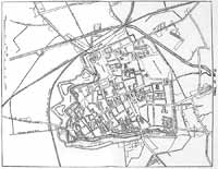 Ground Plan of Ypres in 1917
