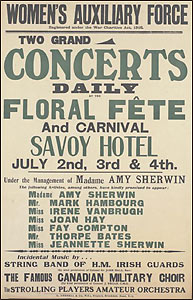 Concerts Daily at the Floral Fête