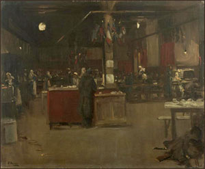 The Women's Emergency Canteen, Gare du Nord, Paris, 1919