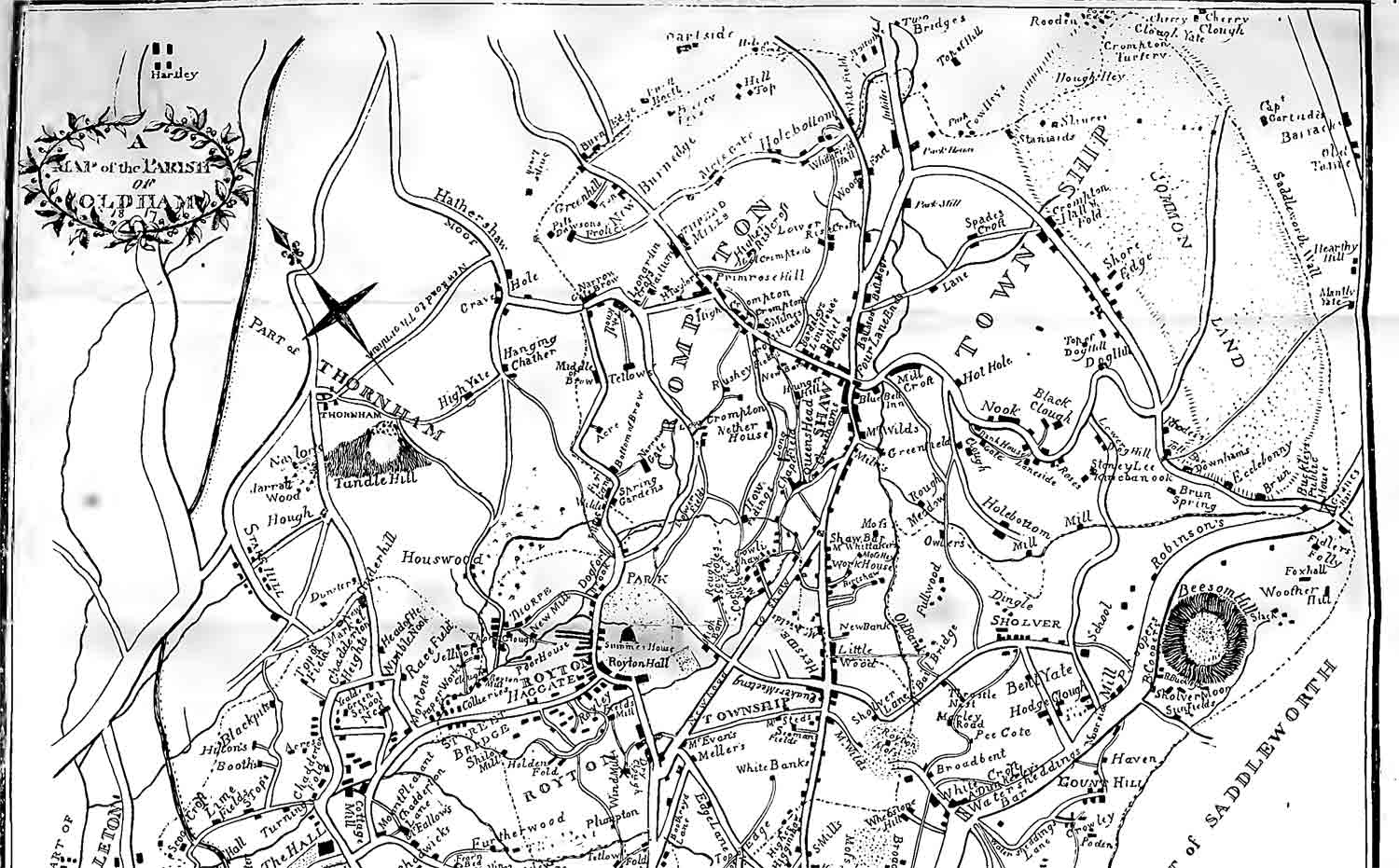 Oldham parish early 19th century