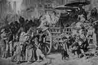 The Guillotine's Daily Toll : Girondins on their Way to Death'