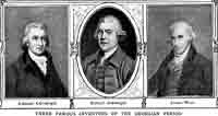 Edmund Cartwright, Richard Arkwright, James Watt