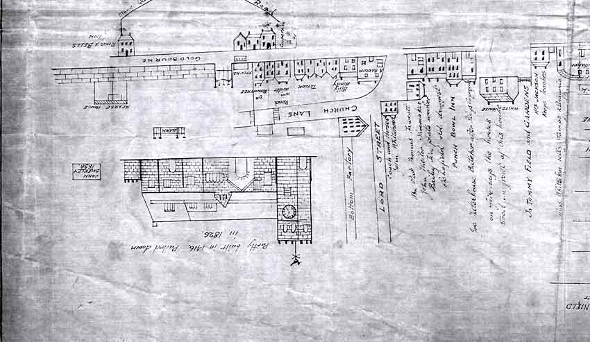 The Brierley Map : Oldham Market Place, High Street & Yorkshire Street, 1815