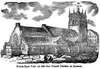 North East View of the Old Parish Church, Oldham