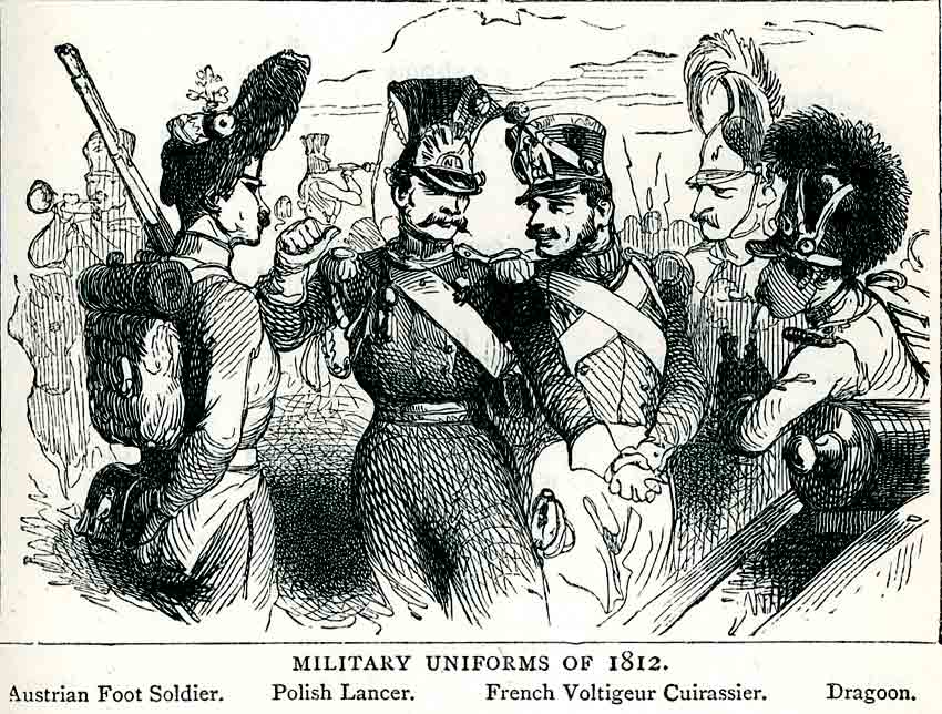 Military Uniforms of of 1812