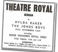 Theatre royal Oldham in newspaper