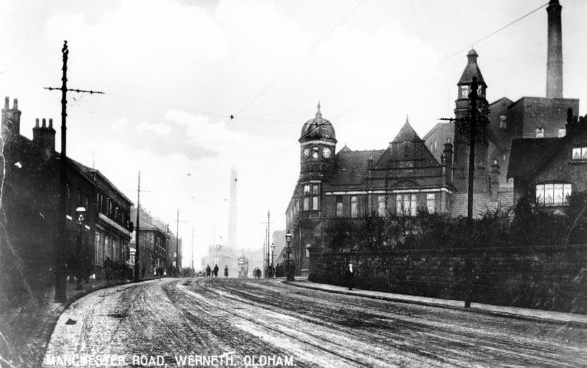 Manchester Road and Werneth Fire Station, Oldham