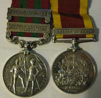 Campaign medals - punjab, Tirah & Peking