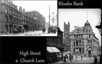 Rhodes Bank, High st., & Church Lane
