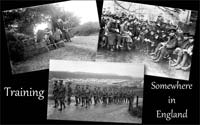 Recruits training WW1