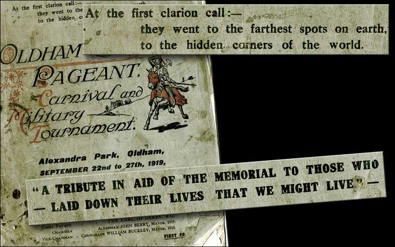 'THE GREAT WAR - HOW IT TOUCHED LIVES IN OLDHAM' (PART 2)