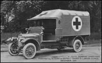 WW1 Ambulance, donated by Oldham T&LC