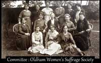 Oldham Women's Suffage Society - committee
