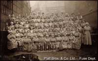 Platt Bros. Fuse Dept. - Munition Workers Great War 