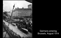 Germans entering Brussels 1914