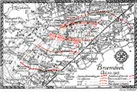 Map: Broembeek October 10th 1917