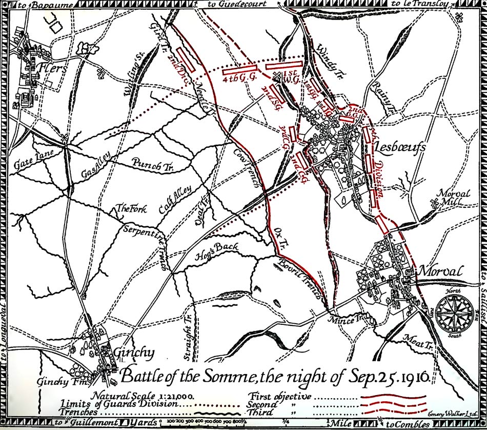 The Battle of the Somme - Lesboeufs 1916