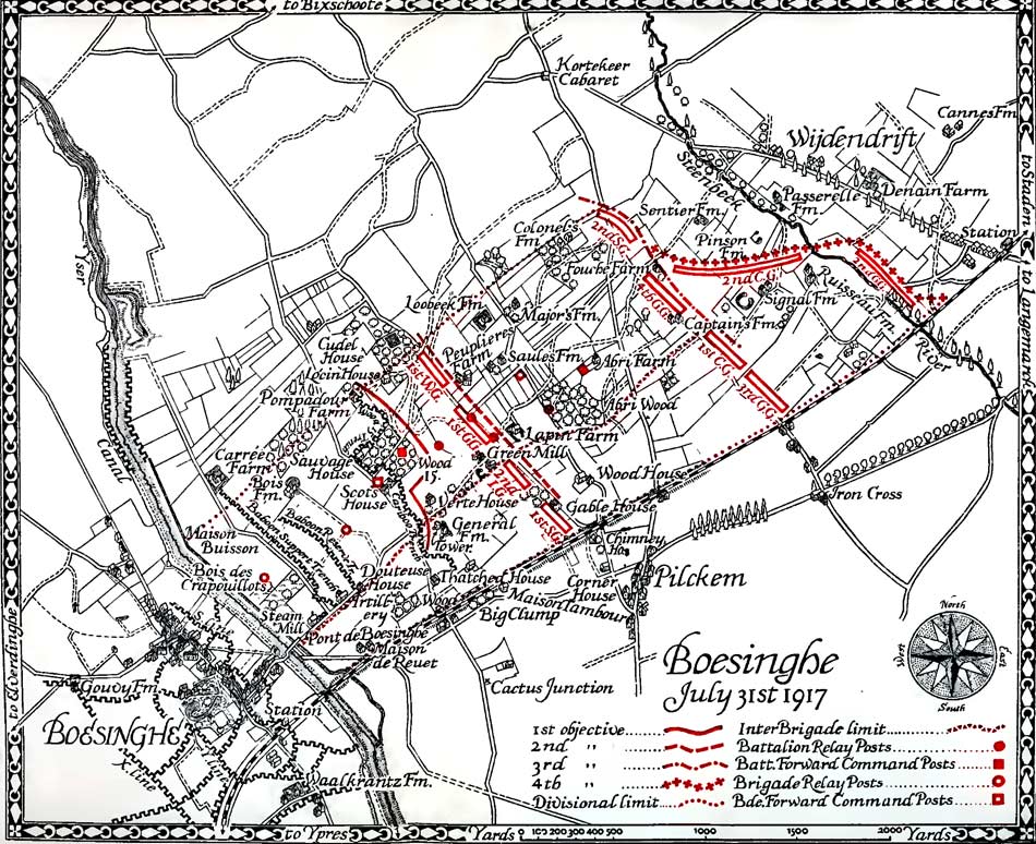 The Battle of Pilkem Ridge  - Boesinghe