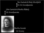 Gartside Family tree