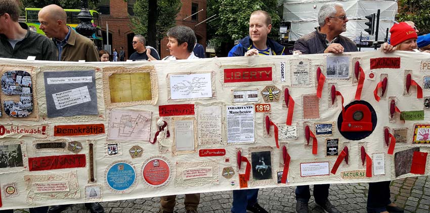 Sunday 21st August 2017 - The 198th Anniversary of the Peterloo  Massacre.