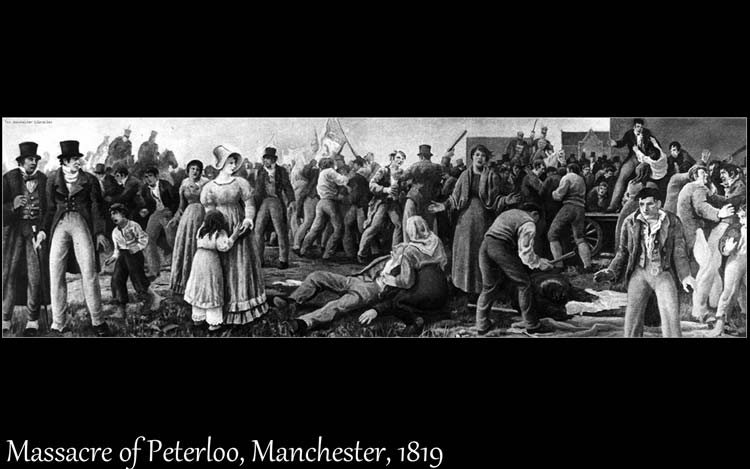 Massacre of Peterloo 1819