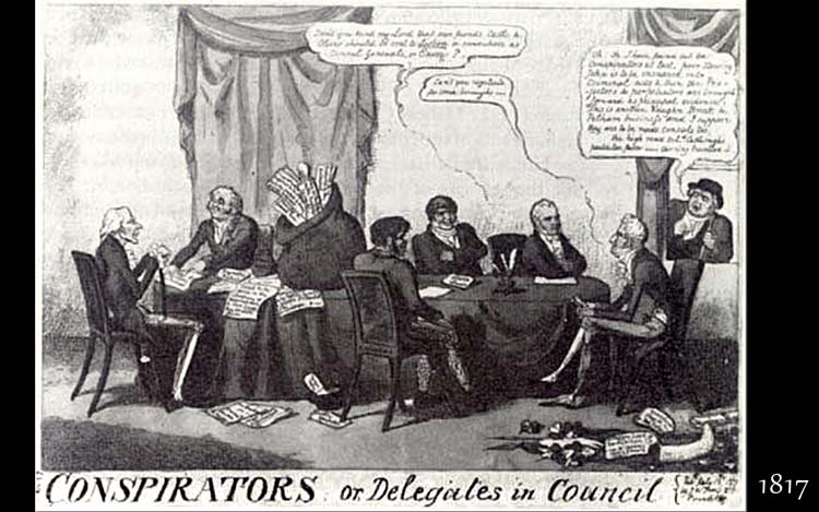 Politcal Cartoon from 1817