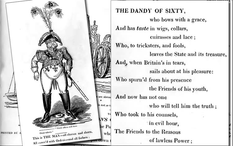 The 'Political House That Jack Built by William Hone and illustrated by George Cruikshank. - 'The MAN'