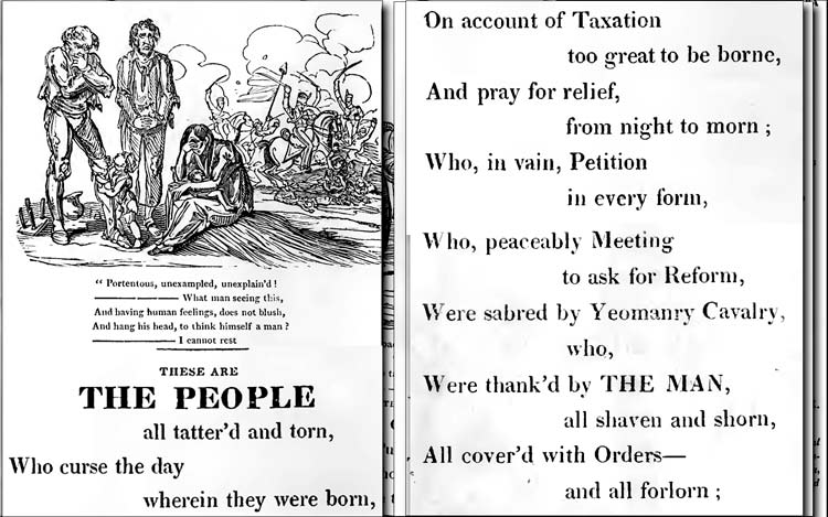 The 'Political House That Jack Built by William Hone and illustrated by George Cruikshank. - 'The PEOPLE'