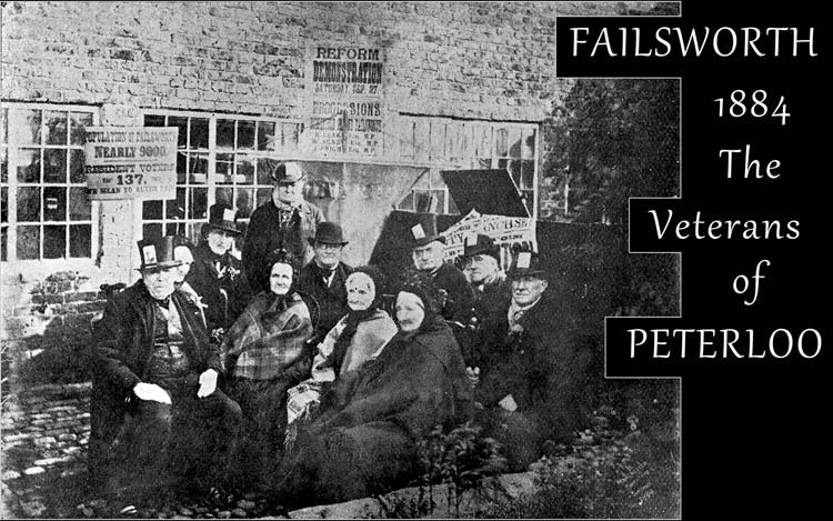 Failsworth Veterans of the Peterloo Massacre in 1884