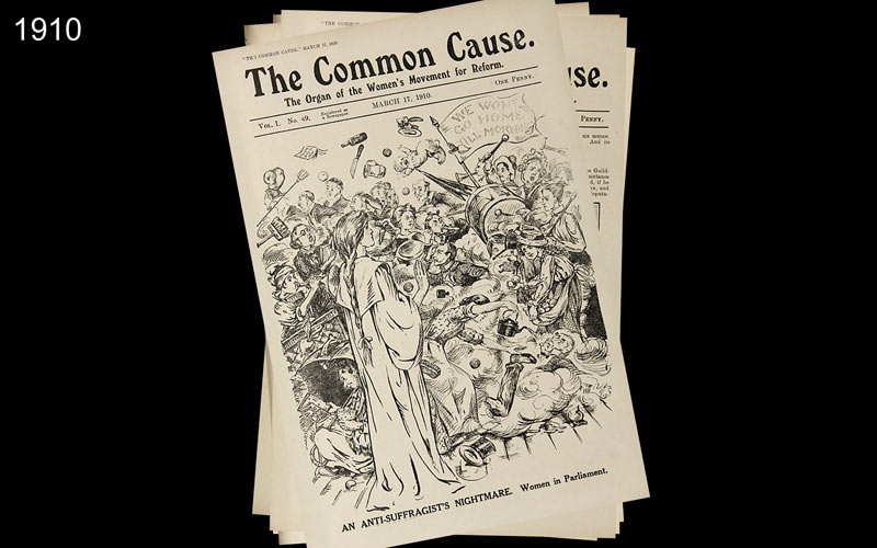 1910 . 'The Common Cause', Journal of the National Union of Women's Suffrage Societies (NUWSS)