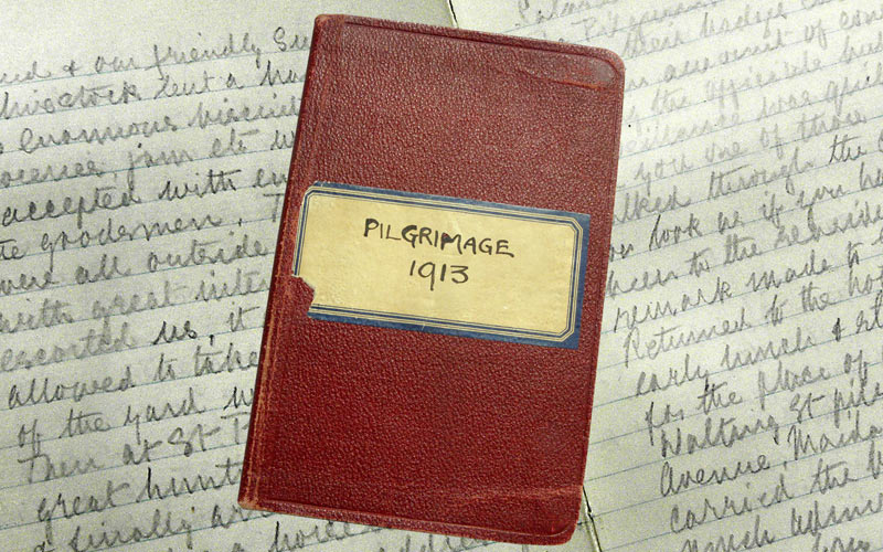 1913 NUWSS Suffragist Pilgrimage, Marjory Lees' Diary of the three weeks