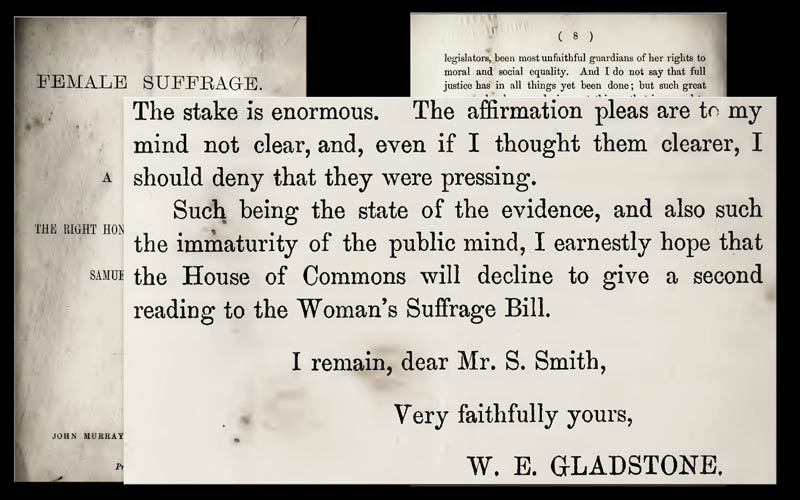 letter from Gladstone