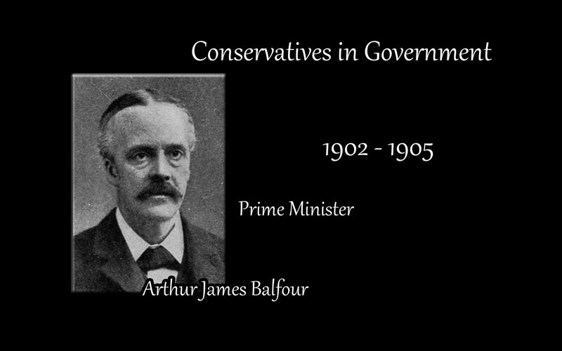 1902 james arthur balfour - PM