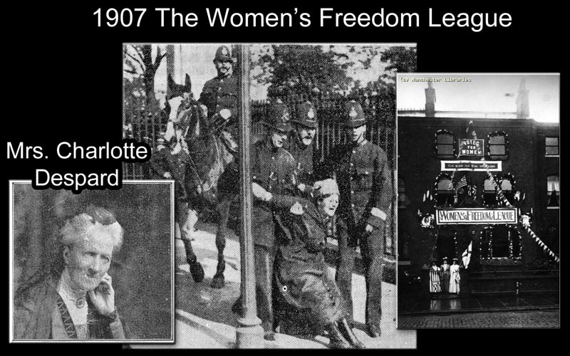 suffragettes- women's suffrage