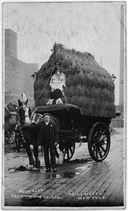 August 23rd, 1924, Rushcart for the Carnvial and Failsworth's new Pole