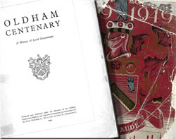 0LDHAM CENTENARY : 1849 - 1949