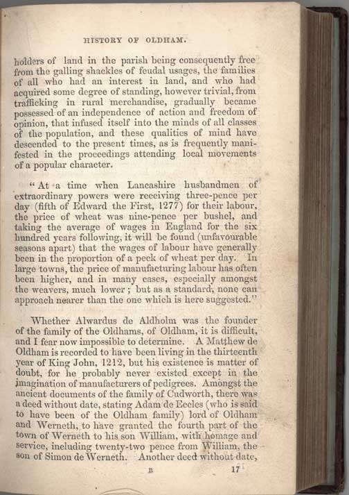 Historical Sketches of Oldham by Edwin Butterworth