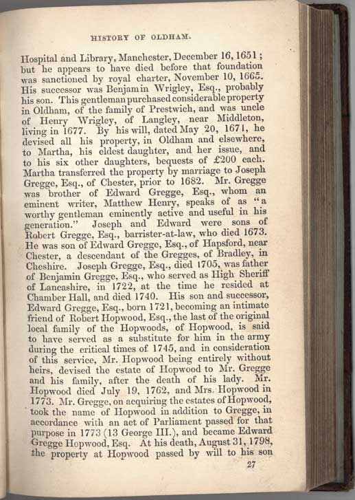 Historical Sketches of Oldham by Edwin Butterworth