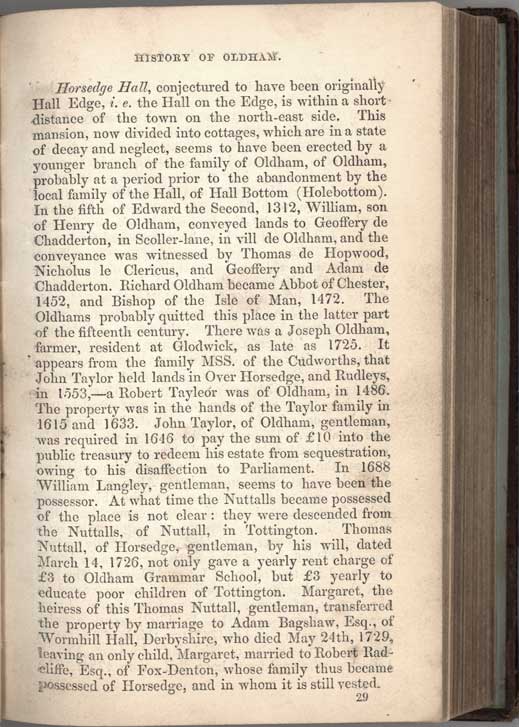 Historical Sketches of Oldham by Edwin Butterworth