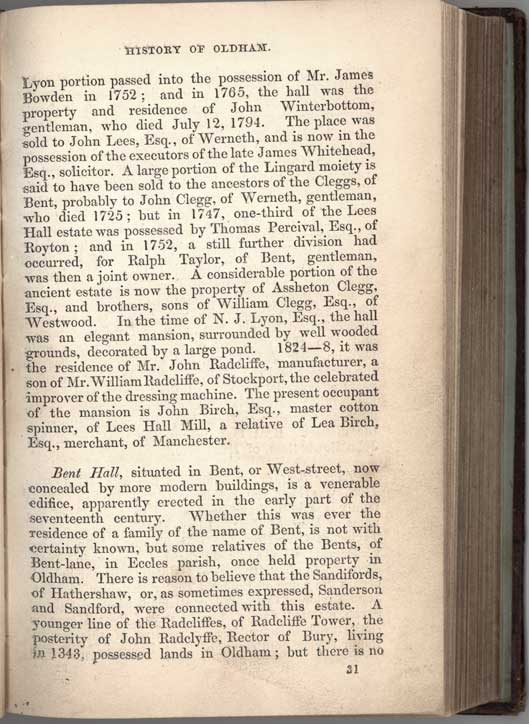 Historical Sketches of Oldham by Edwin Butterworth