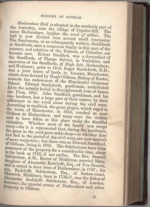 Historical Sketches of Oldham by Edwin Butterworth