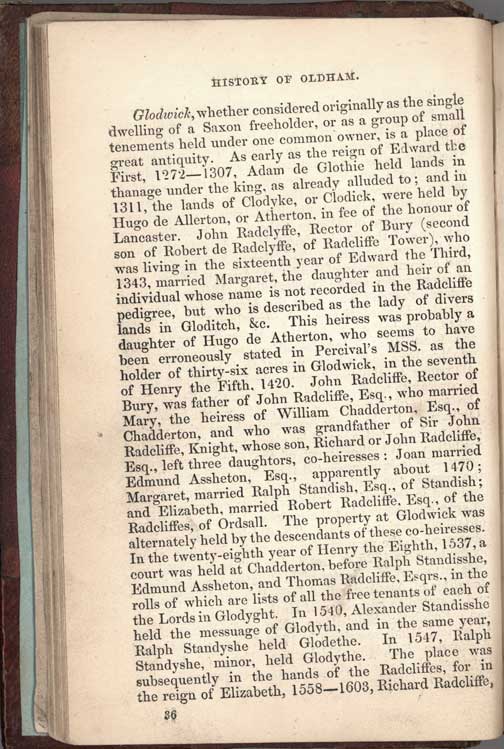 Historical Sketches of Oldham by Edwin Butterworth