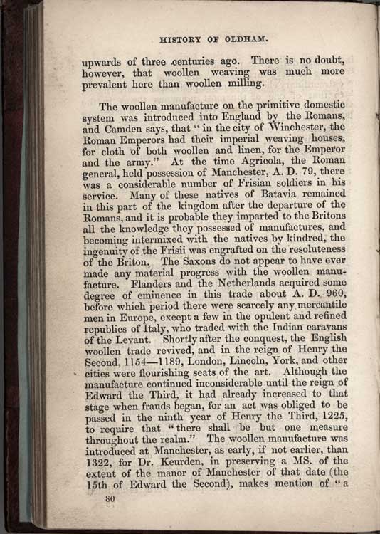 Historical Sketches of Oldham by Edwin Butterworth