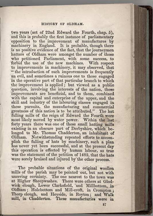 Historical Sketches of Oldham by Edwin Butterworth