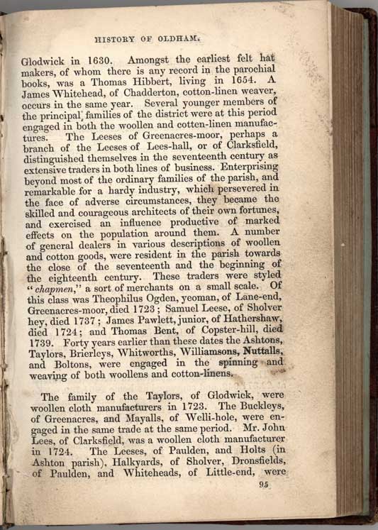 Historical Sketches of Oldham by Edwin Butterworth