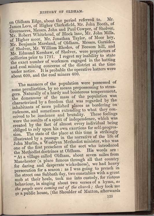 Historical Sketches of Oldham by Edwin Butterworth